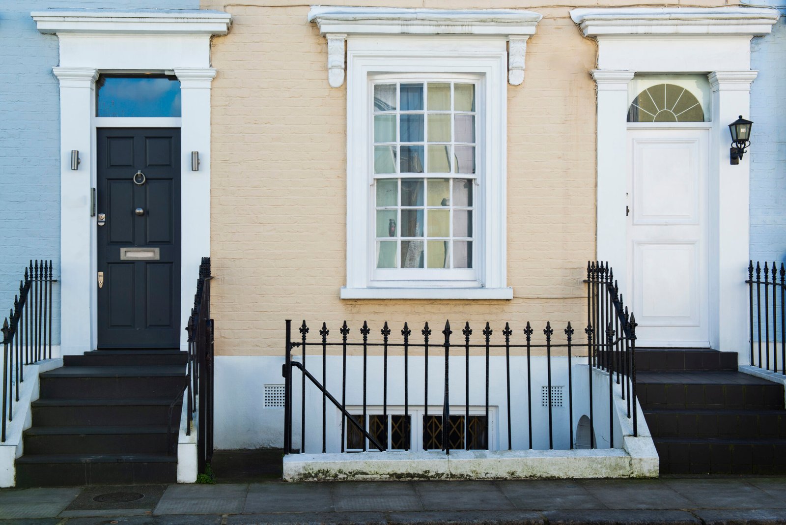 front-view-front-doors-with-blue-orange-wall